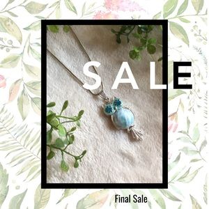 DONATED 🏠 Stone owl necklace